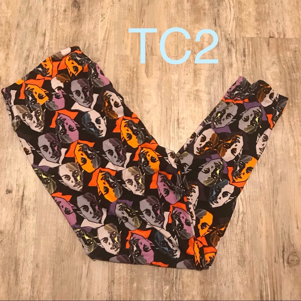 LuLaRoe TC2 Nosferatu Leggings NWOT